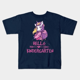 First day of kindergarten sign Kids T-Shirt